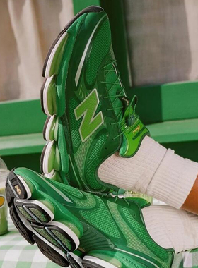 Aminé x New Balance ABZORB 2000绿色 舒适透气联名跑鞋U2000ME