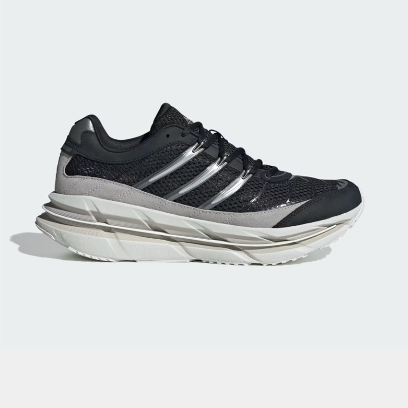 黑白防滑耐磨气垫跑步鞋JQ8742