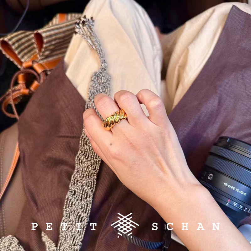 小闪925纯银戒指小众设计