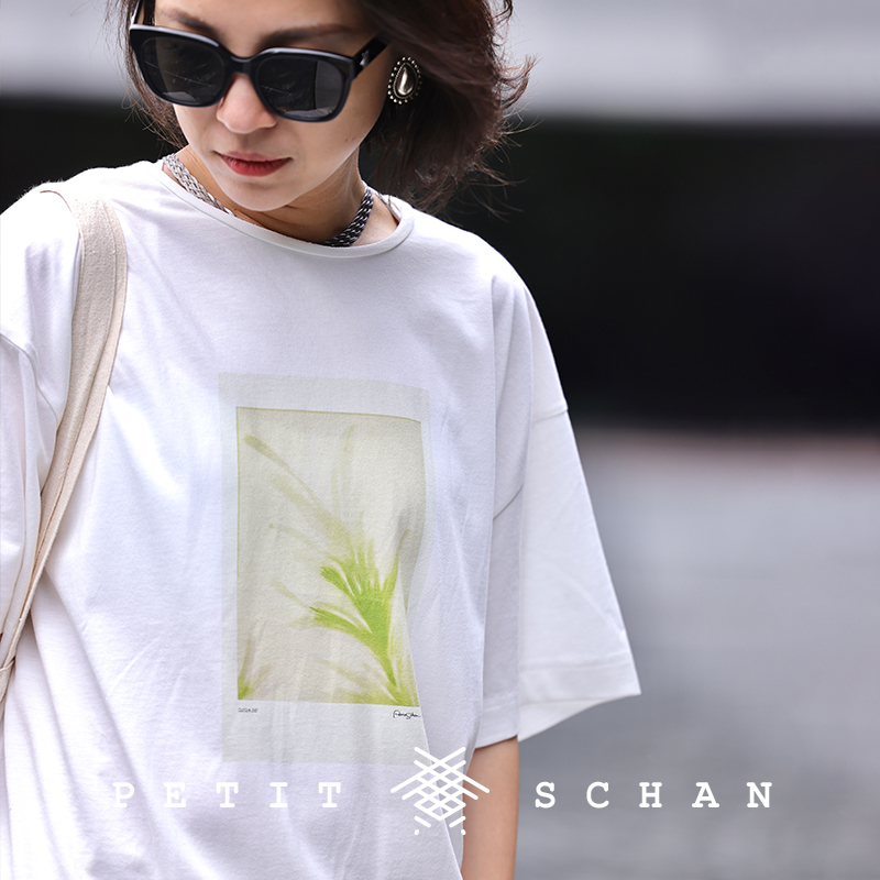 小闪原创印花艺术感短袖T恤