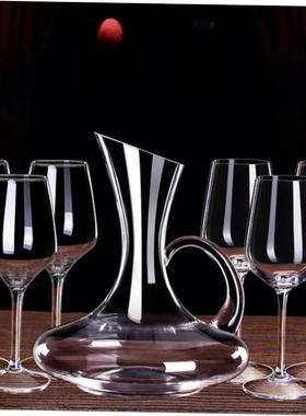 Red wine glass set 6 wine glasses decanter 4goblets for wine