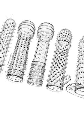 New Reusable Extension Condom Penis Sleeve Male Enlargement