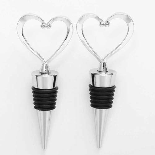 Heart Shaped Red Wine Champagne Wine Bottle Stopper