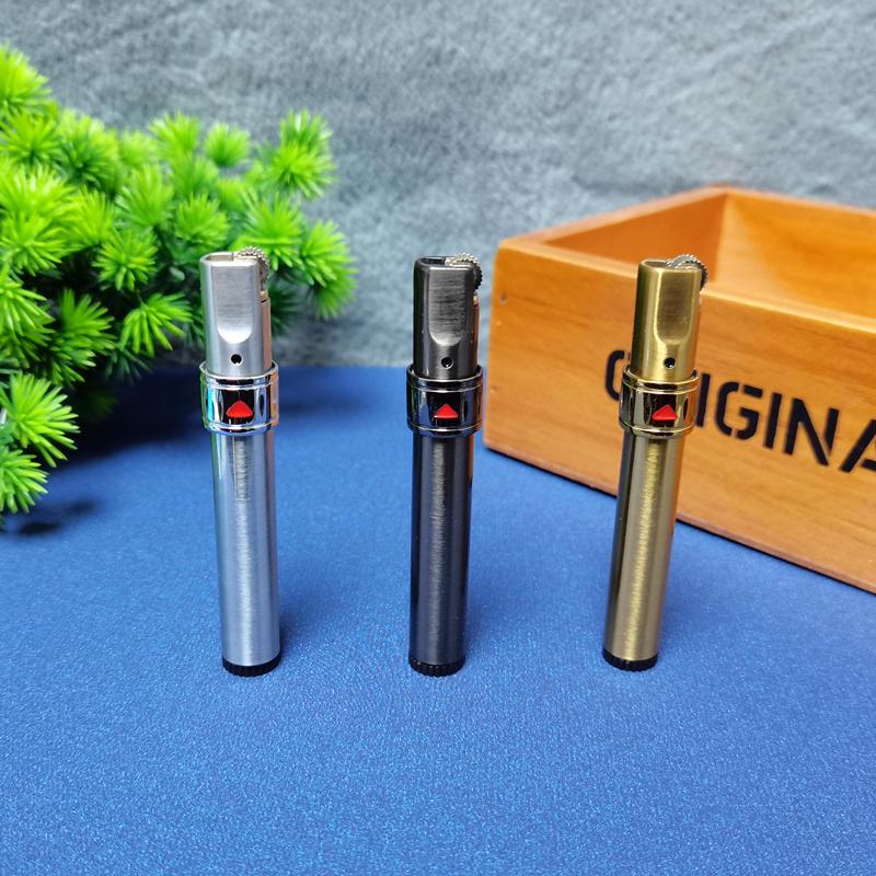 Skull shape blue fire grinding wheel electronic lighter