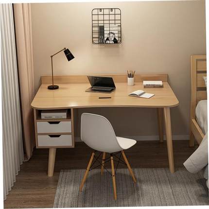 Desk simple office computer table home wooden study desk书1