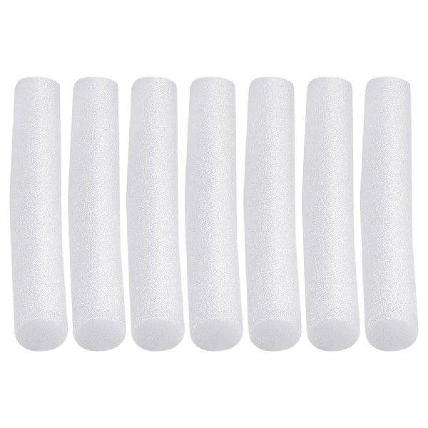 7pcs White Foam Caulking Strips for Sofa Couch Cover Sticks