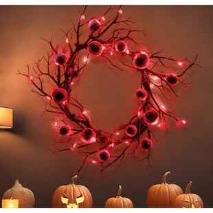 Halloween eyeball garland dead branch pendant party decorati