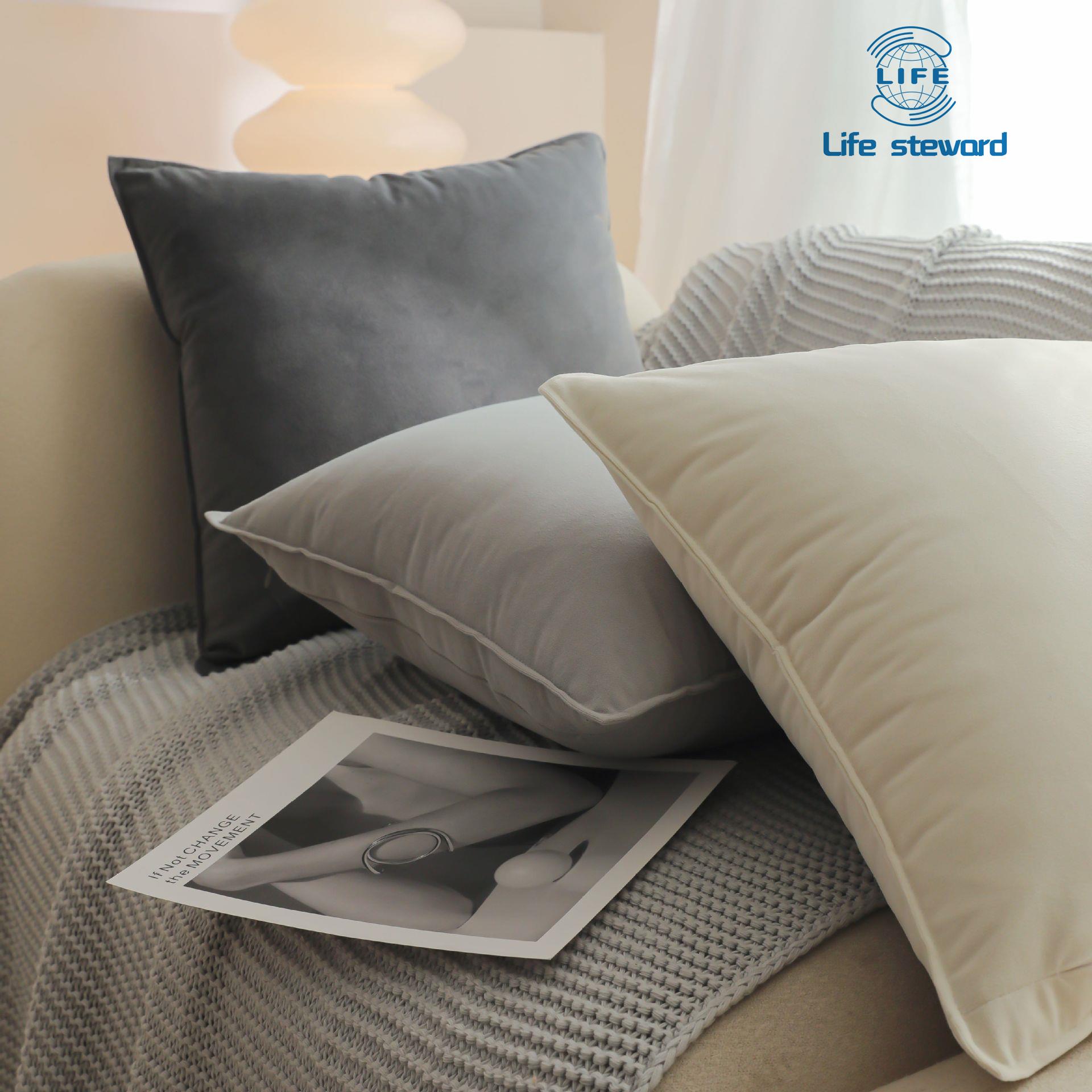 荷兰绒压边磨砂抱枕靠枕靠垫套美拉德抱枕套cushion cover pillow