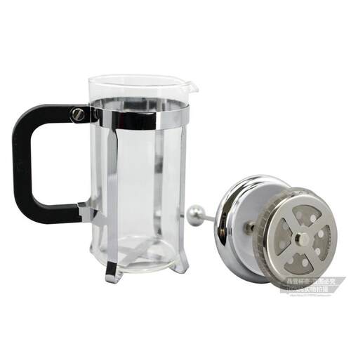 sliver french press coffee maker cafetiere cup frame heat-re
