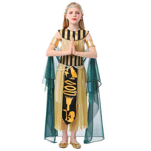 Umorden Halloween Cleopatra Costume for Girls Child Kids