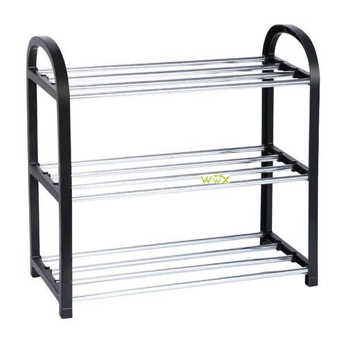 Shoe Rack Aluminum Metal Standing Shoe Rack DIY Shoes Shelf