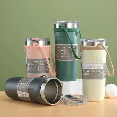 24OZ Handheld Vacuum Tumbler Slide Cover Design Hot or Cold