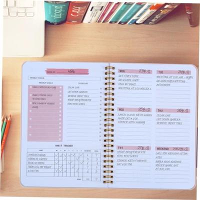 A5 Agenda Planner Notebook Diary Weekly Planner Goal Habit 1