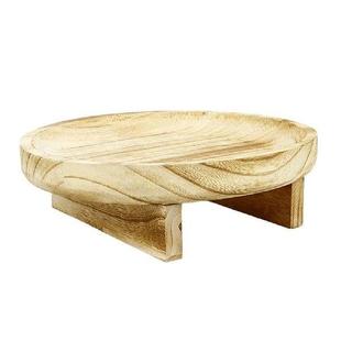 Mini Plant Stand Short Wooden Stool Display Stand