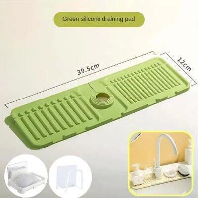 Splash Pad Silicone Material Drain Prevent Splashing Water