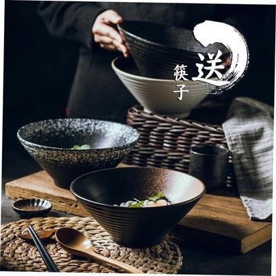 Japanese ceramic bowl commercial large ramen bowl rice bowl