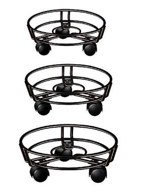 Planter Trolley Balcony Garden Home Rolling Plant Stand Pot