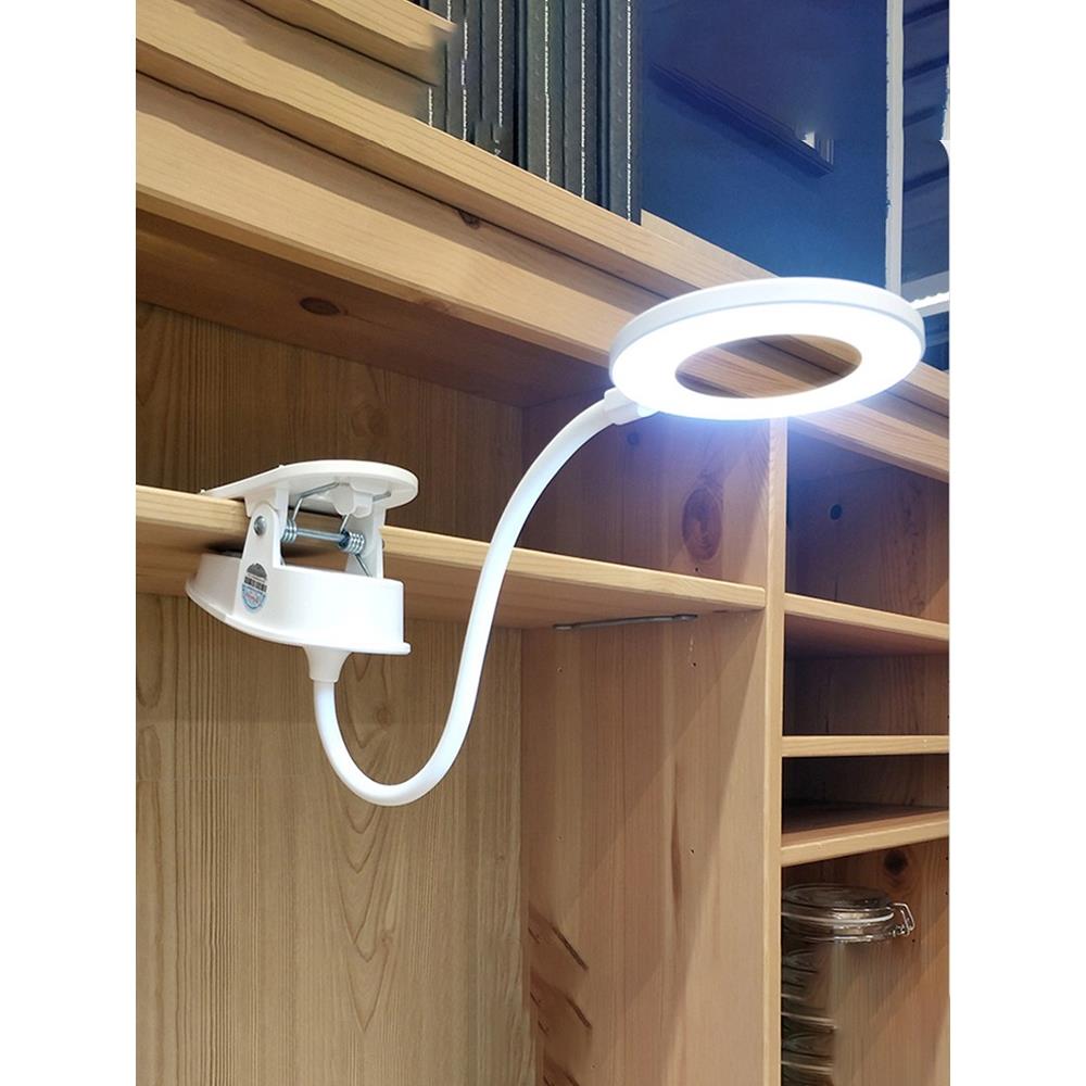 Clip LED Desk Lamp Reading Lamp Study Light Rechargeable