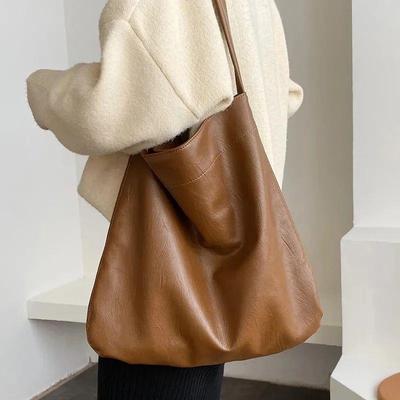 Luxury Handbag Totes Vintage Pu Leather Shoulder Bags For Wo