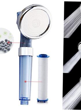 Three-step filter shower head family pressurized water