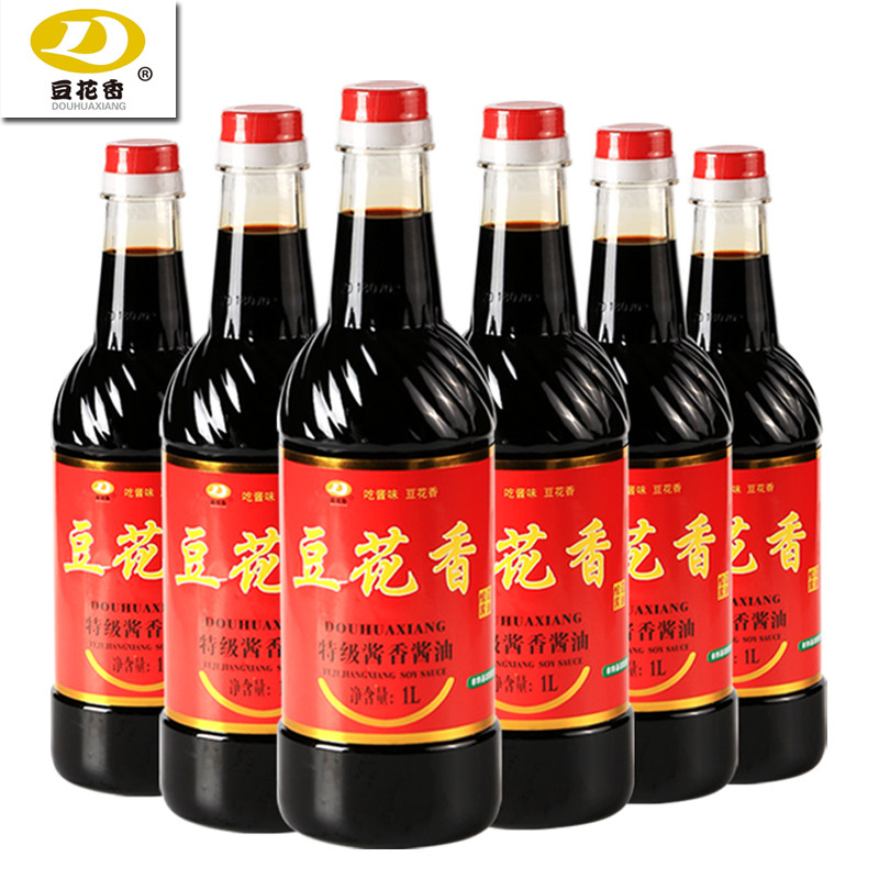 1L桶装特级豆花香酱油天然发酵古法天然礼盒酿造传统便携零添加