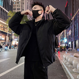 A55/P138控178秋冬款潮牌男士高级感解构设计感痞帅棉服外套男咖1，男装棉衣，电商A366