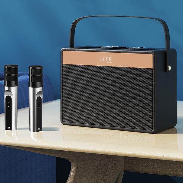 手提移动KTV音响隐藏无线麦克风家用户外唱歌音箱话筒声大长续航