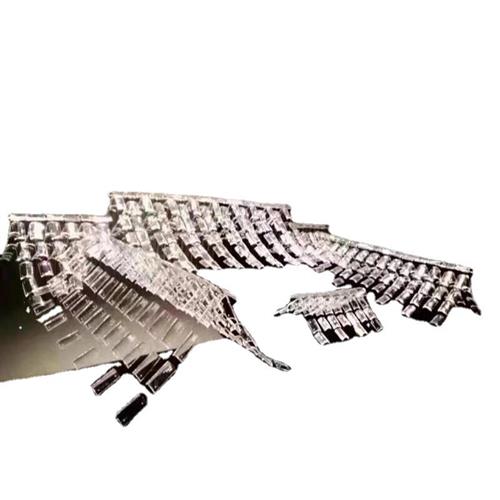 创意个性瓦片玻璃水晶大型吊灯售楼部大厅堂沙盘酒店装饰工程灯具