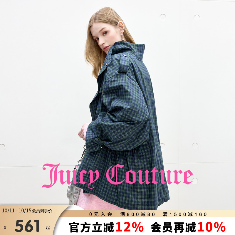 JuicyCouture橘滋立领外套