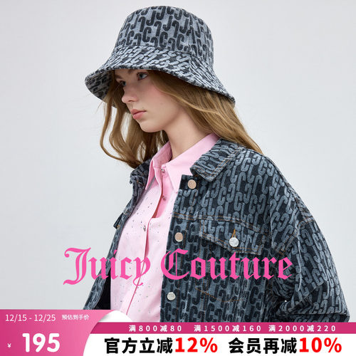 JuicyCouture橘滋印花渔夫帽