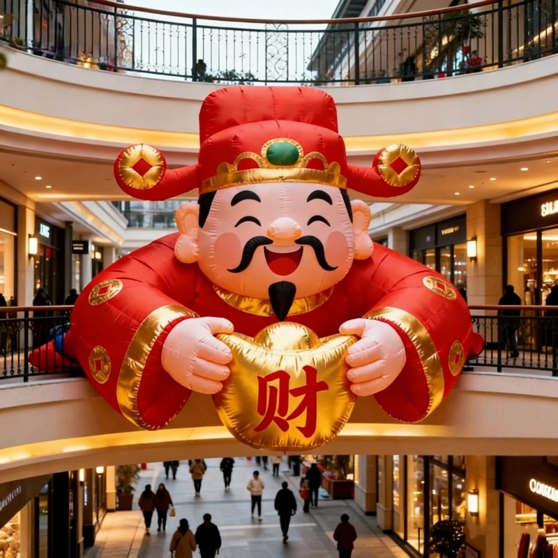 2026财神爷充气气模新年户外商场节庆装饰布置美陈景区商铺摆件,节庆用品/礼品,充气气模,淘宝优惠券,粉丝福利购,淘宝优惠卷