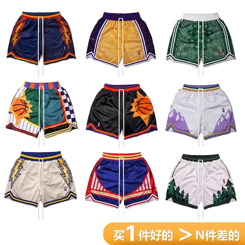 夏季潮牌bf美式不过膝四分裤子男女休闲高街宽松透气运动篮球短裤