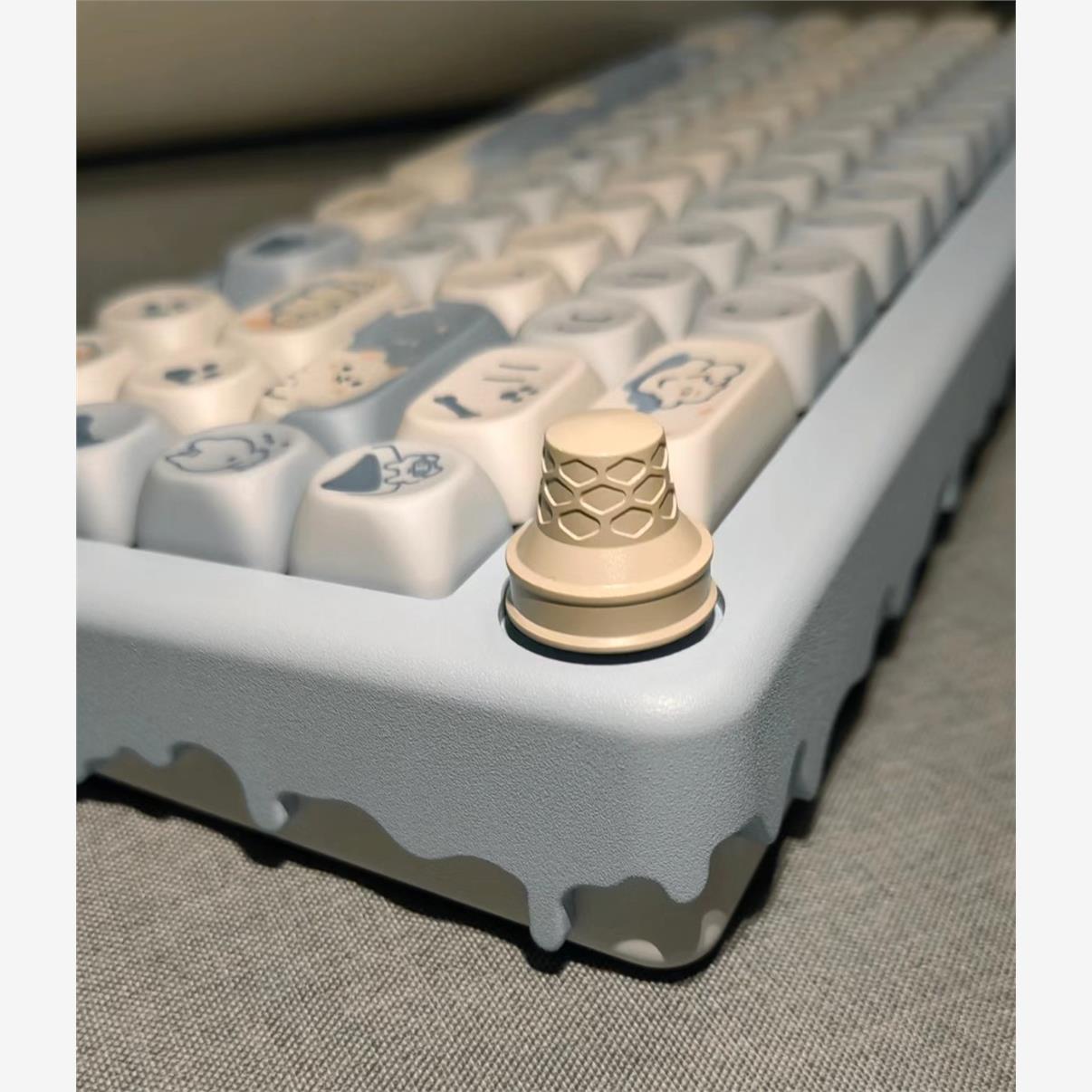 冰淇淋旋钮帽机械键盘配