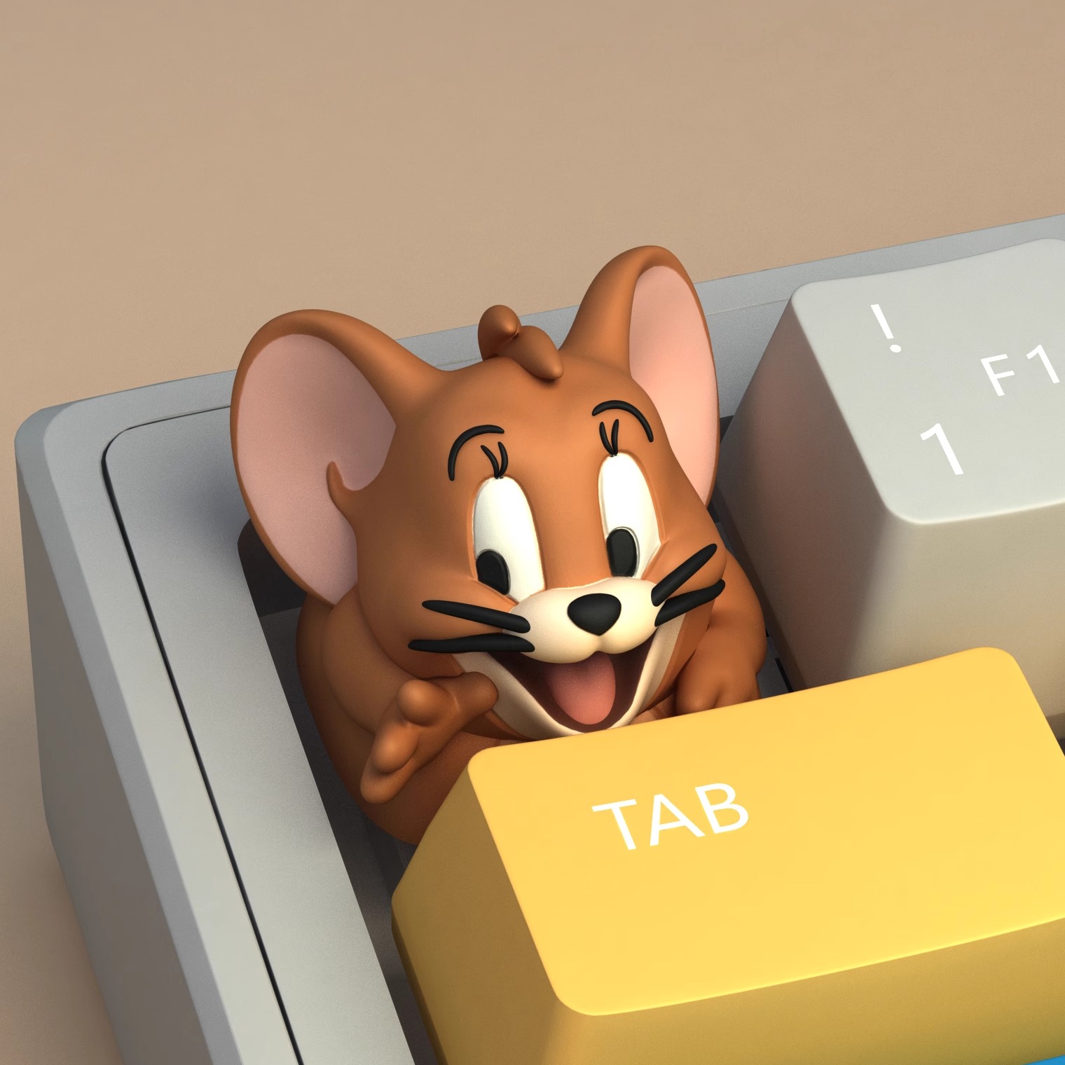 猫和老鼠键帽创意汤姆树