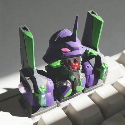 EVA键帽新世纪福音战士键帽机甲键帽初号机键帽零号机强袭机械键