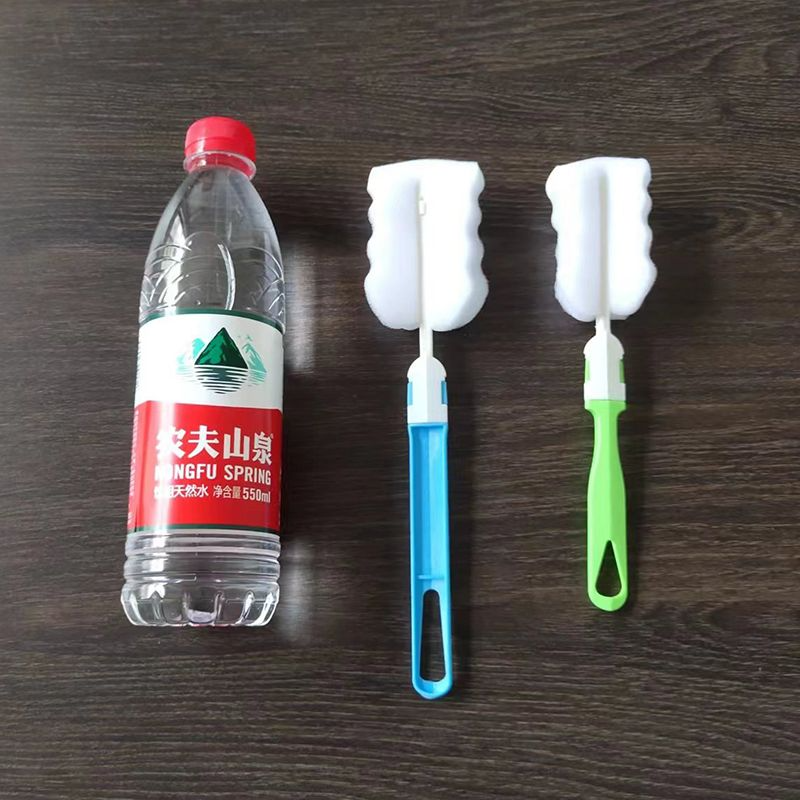 洗奶瓶刷子长柄海绵刷旋转无死角奶瓶刷杯刷洗杯子洗杯刷