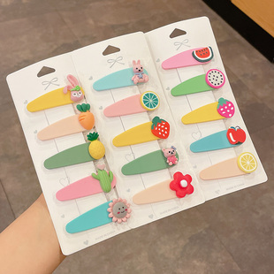 ins发夹女小号bb夹儿童侧边可爱水果网红高级感简约夹子头饰发卡