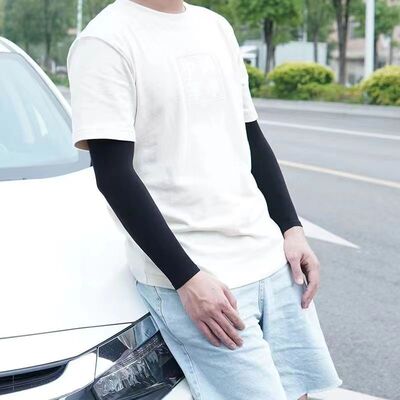 耐脏洋气夏季防晒冰袖男女冰丝袖套透气手臂袖护臂袖防晒