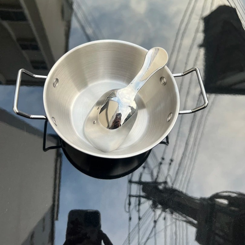 韩式不锈钢带耳小吃碗米酒碗