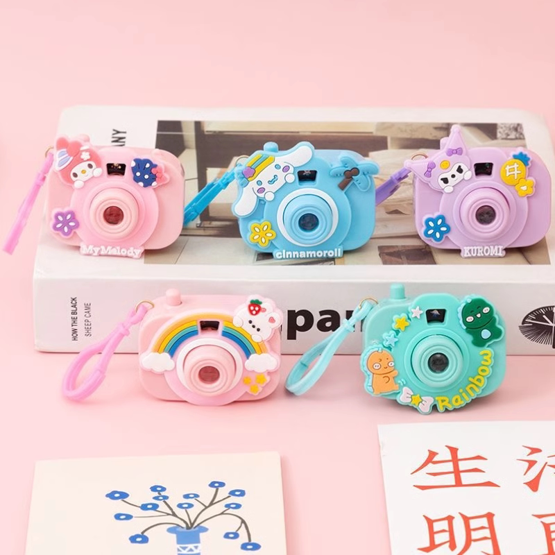 卡通发光迷你投影照相机