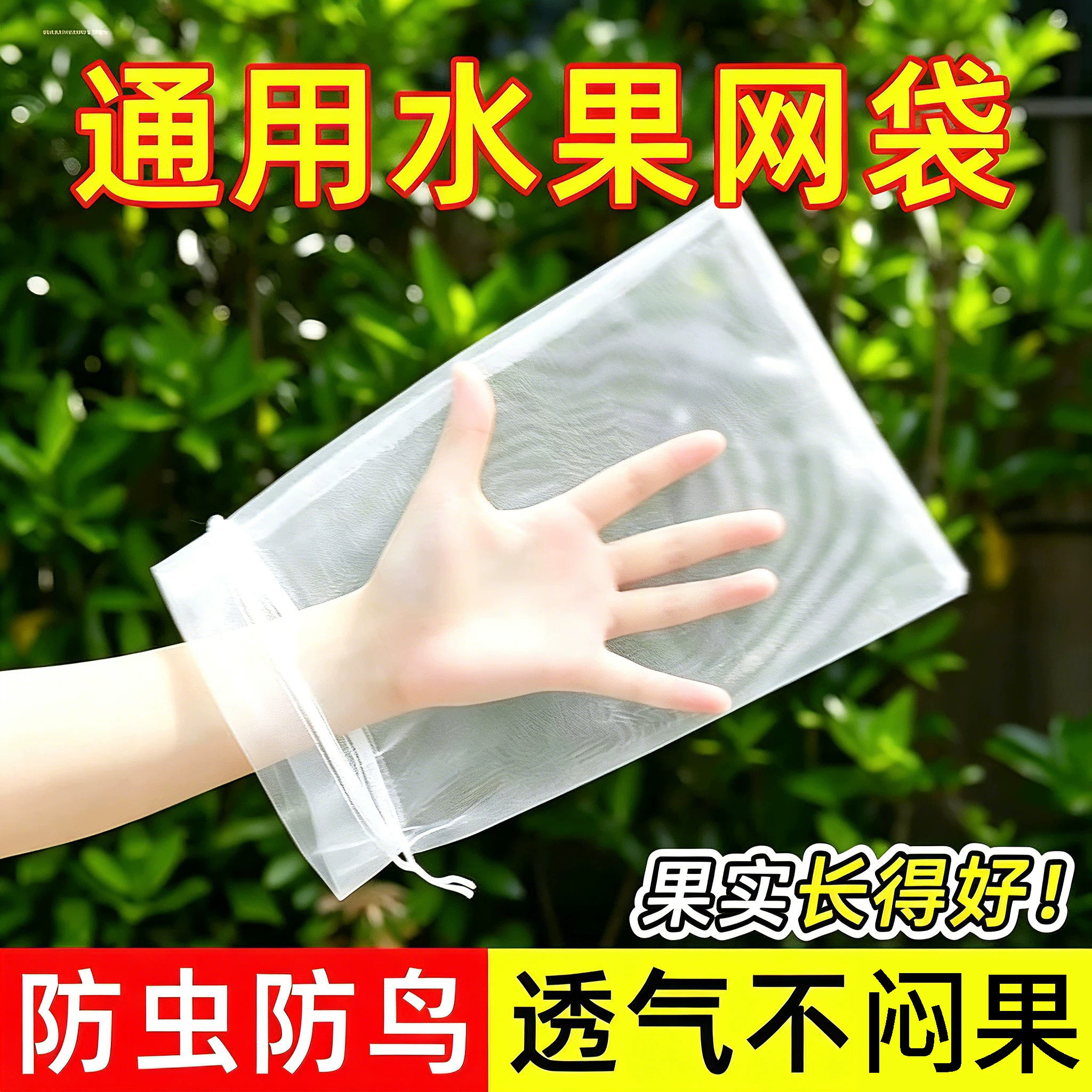 瓜果专用收纳袋网袋水果套袋西红柿番茄葡萄草莓无花果尼龙套袋