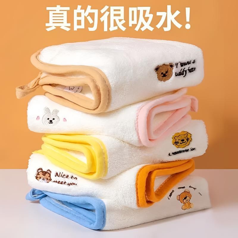 婴儿小宝超柔洗脸巾柔软的小方巾儿童手帕幼儿园擦脸擦手巾小毛巾