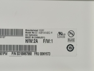 1920 上下耳朵 1080 IPS 拆机A屏 小口30针EDP B140HAN02.4