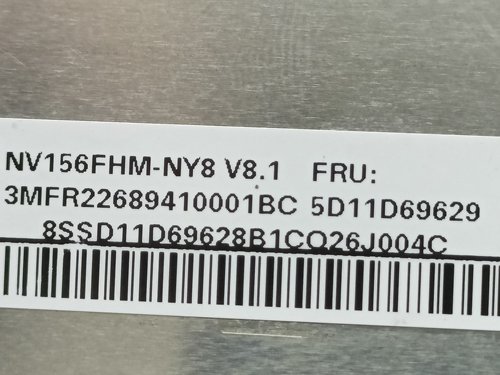 NV156FHM-NY8 V8.1 1920x1080 165HZ 大口EDP 40针 拆机A屏