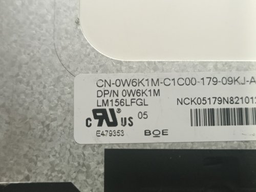 熊猫 LM156LFGL05 1920/1080 120Hz eDP 40针 窄边 拆机A屏