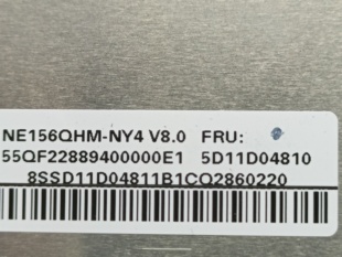 NE156QHM-NY4 V8.0 2560x1440 40针EDP 窄边框 165Hz 拆机A屏