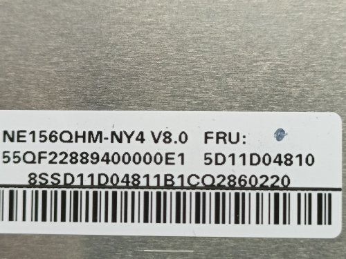 NE156QHM-NY4 V8.0 2560x1440 40针EDP 窄边框 165Hz 拆机A屏