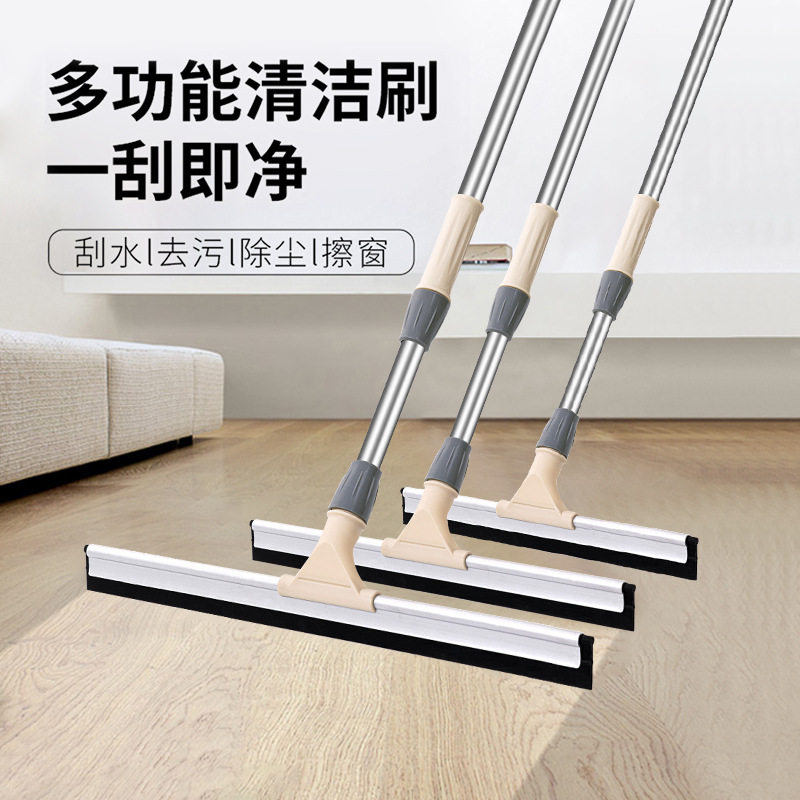 卫生间刮水器地拖把浴室魔术扫把清洁神器家用橡胶伸缩地刮拖把