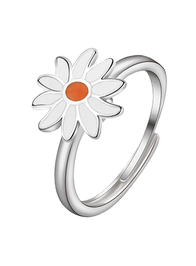 时来运转趣味好玩小雏菊戒指ins