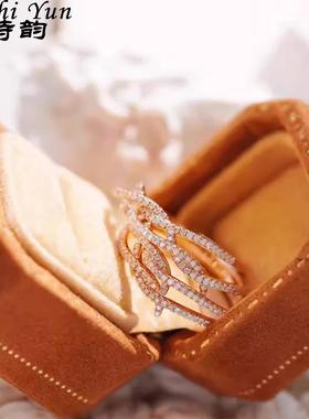 复古戒指红百搭女日常S925麋